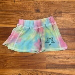 Kids U Go Girl Tie Dye Shorts Size 4